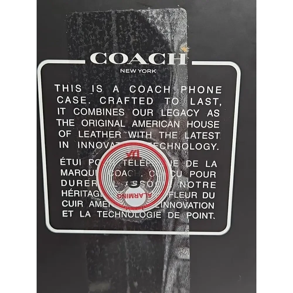 Coach iPhone Signature ProtectiveCase with MagSafe! iPhone16 retail:$78